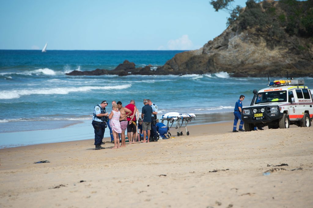 A man could not be revived after he was pulled unconscious from the surf at Sapphire Beach this afternoon. A man could not be revived after he was pulled unconscious from the surf at Sapphire Beach this afternoon.