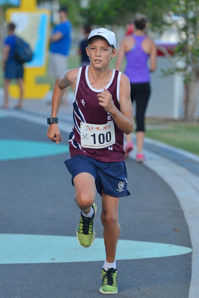 Gladstone Harbour Festival Hub Fitness Fun Run 2015 - Winner 3k's Jayden Mills, 12. Gladstone Harbour Festival Hub Fitness Fun Run 2015 - Winner 3k's Jayden Mills, 12.