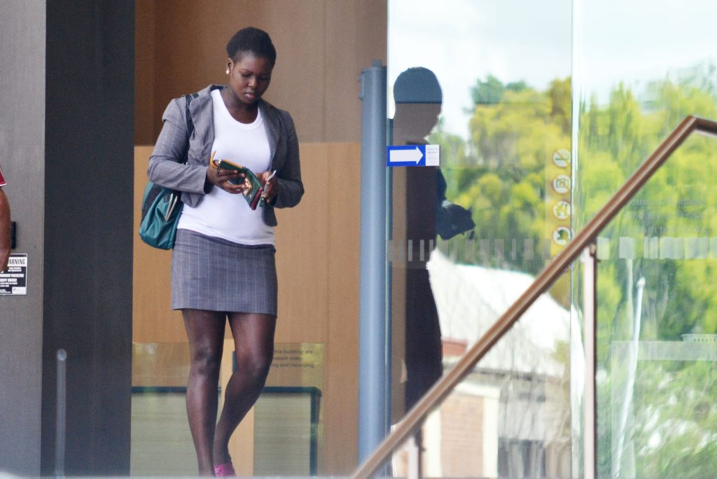 CAUGHT OUT: Akendik Tong Lual outside Ipswich Courthouse. CAUGHT OUT: Akendik Tong Lual outside Ipswich Courthouse.