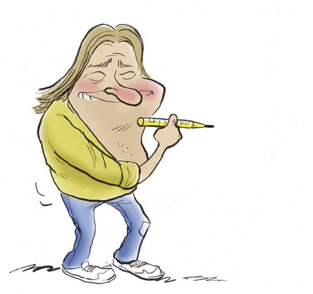 Paul Zanetti, APN cartoonist. Paul Zanetti, APN cartoonist.