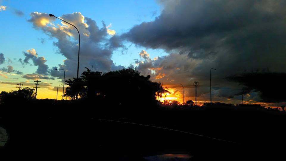 Tara and Steven Wright posted this photo of a cloud over Gladstone that looked like a hand. Tara and Steven Wright posted this photo of a cloud over Gladstone that looked like a hand.