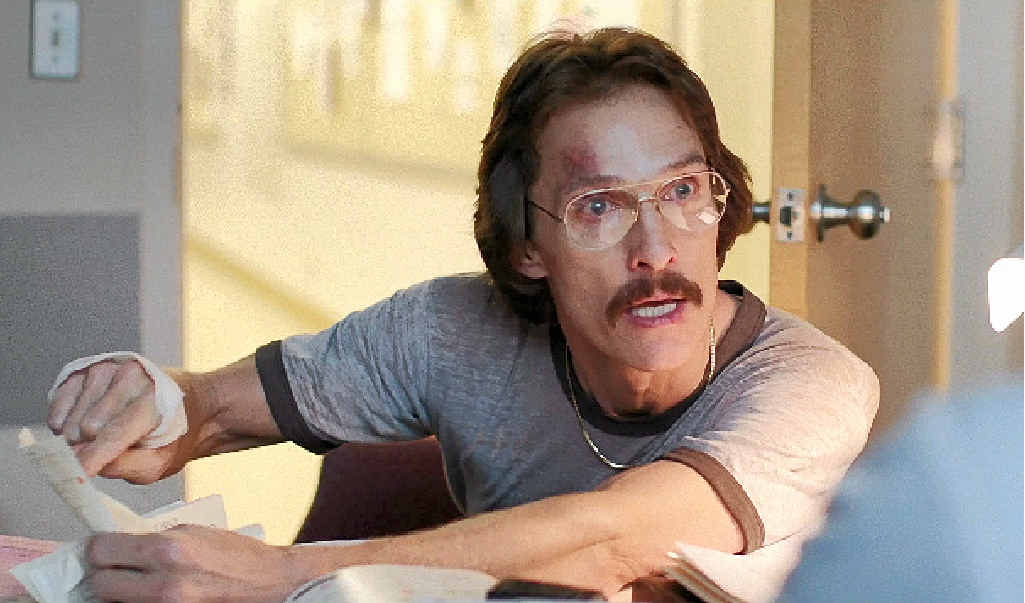 Matthew McConaughey in a scene from the movie Dallas Buyers Club. Matthew McConaughey in a scene from the movie Dallas Buyers Club.