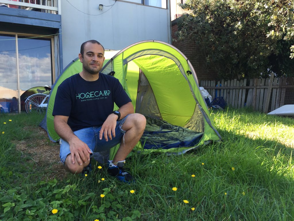 GREAT OUTDOORS: Homecamp founder David Abitbol. Photo Contributed GREAT OUTDOORS: Homecamp founder David Abitbol. Photo Contributed