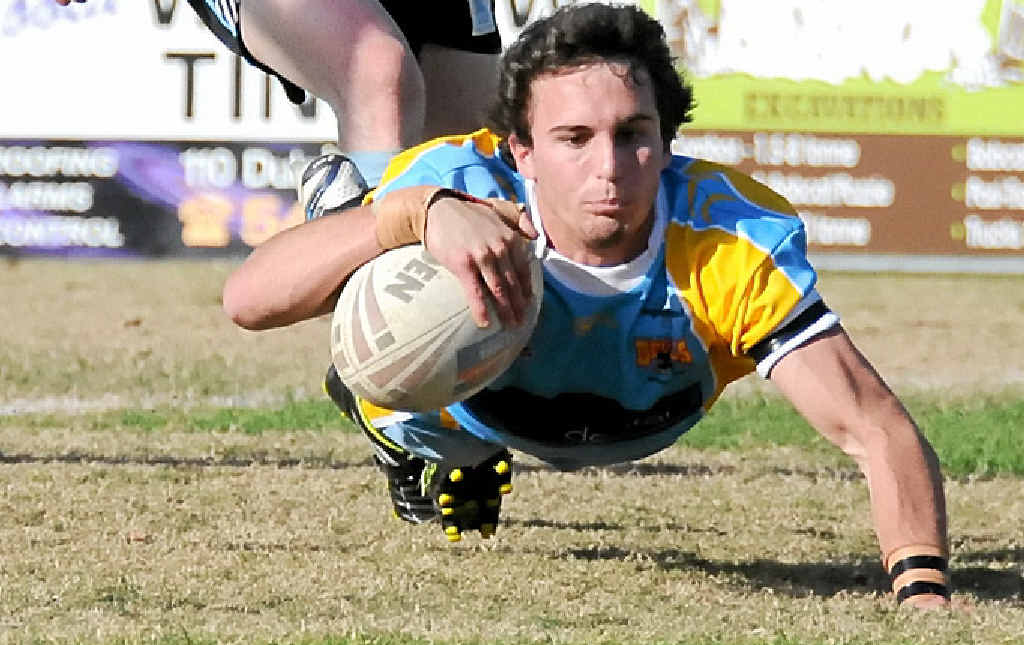 DIVING IN: Former Gympie rugby league player Jake Harney is joining the Northern Outlaws ranks early in the season while his shoulder injury fully heals. DIVING IN: Former Gympie rugby league player Jake Harney is joining the Northern Outlaws ranks early in the season while his shoulder injury fully heals.
