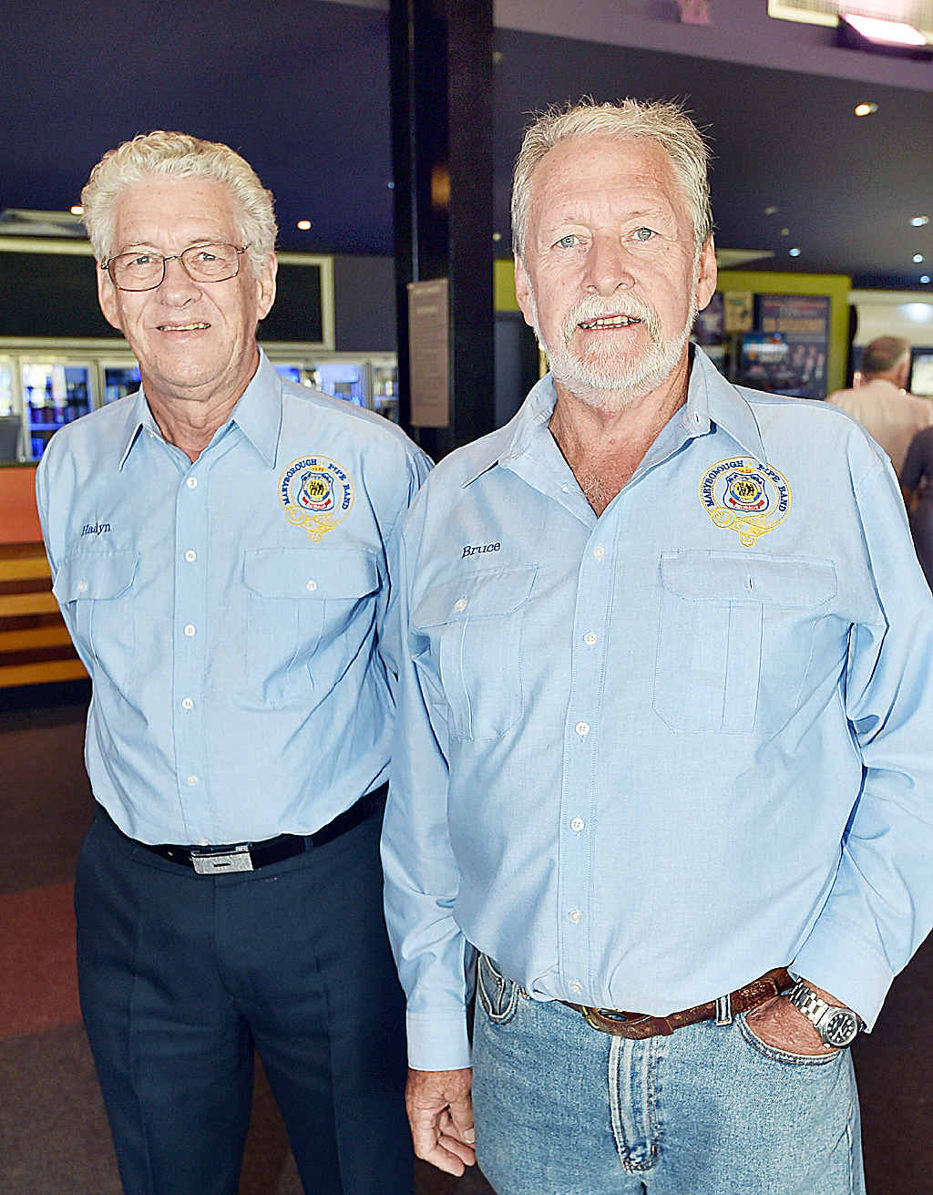 Hadyn Allan and Bruce Bissett supporting the show.