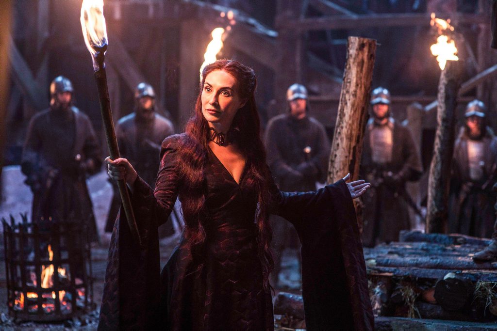 Carice Van Houten as Melisandre in Game of Thrones. Carice Van Houten as Melisandre in Game of Thrones.