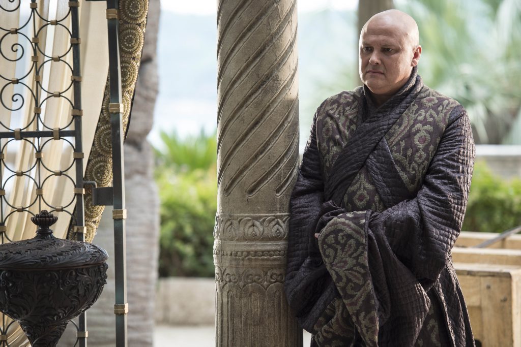 Conleth Hill in a scene from the fifth season of Game of Thrones. Conleth Hill in a scene from the fifth season of Game of Thrones.