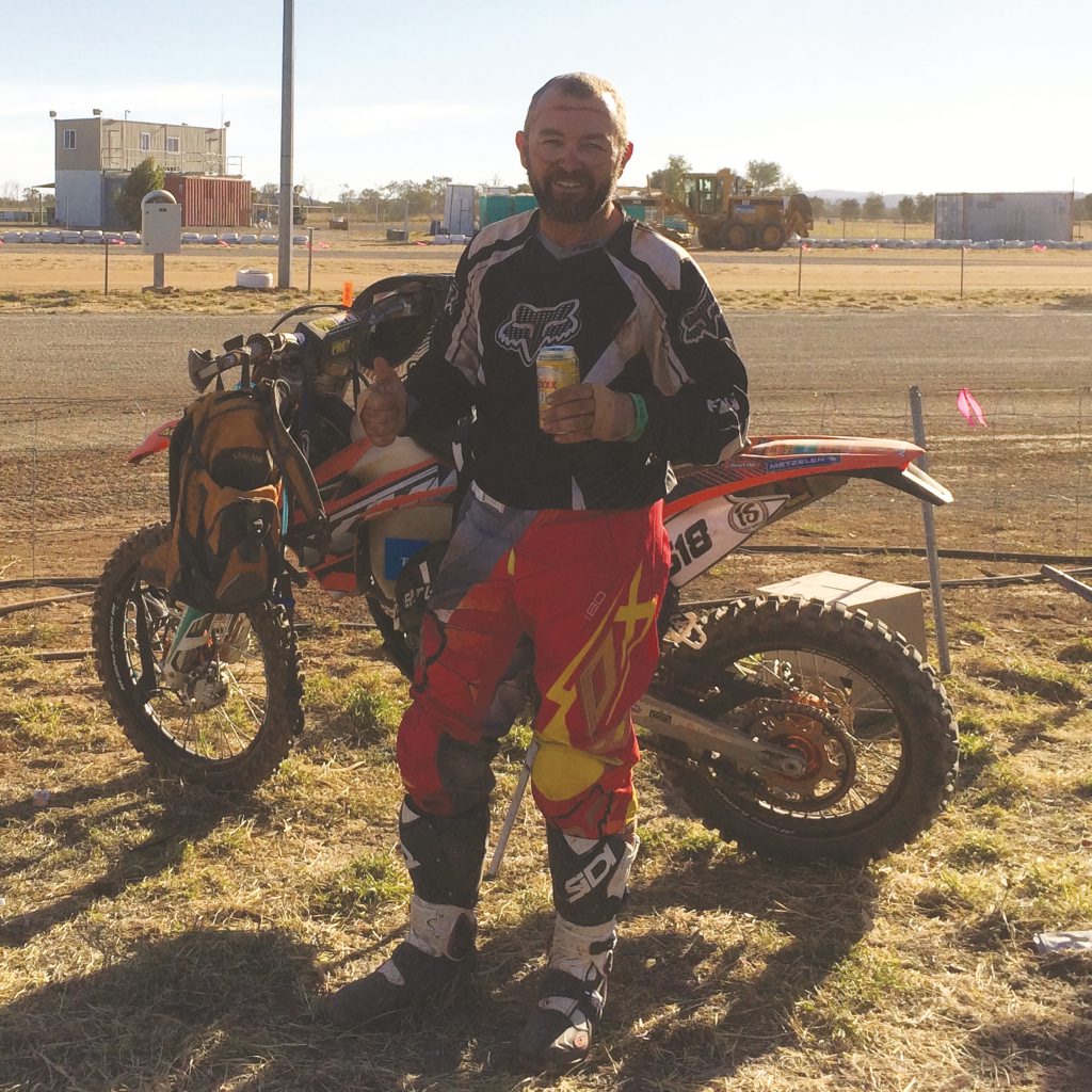 Chinchilla dad Travis John Mitchell was killed when his motorbike hit a tree near Chinchilla on April 12. Chinchilla dad Travis John Mitchell was killed when his motorbike hit a tree near Chinchilla on April 12.