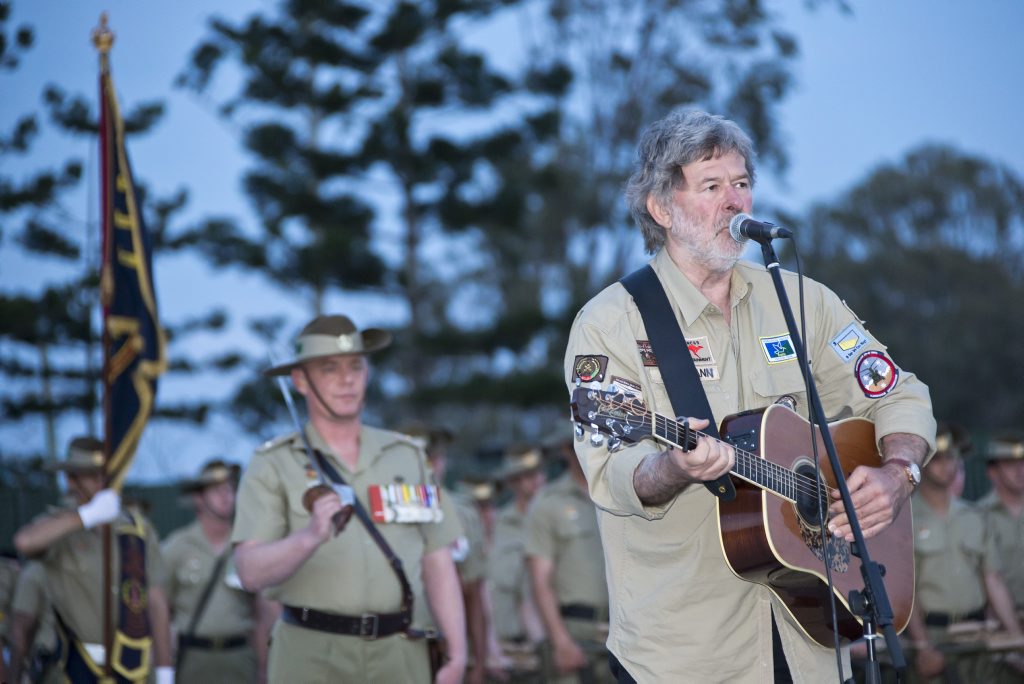 Australian entertainer John Schumann performs an emotional rendition of I was only 19' during festivities marking the 41st birthday of the Australian Army 8th/9th Battalion, Royal Australian Regiment, at Gallipoli Barracks in Brisbane on 31 October, 2014. Australian entertainer John Schumann performs an emotional rendition of I was only 19' during festivities marking the 41st birthday of the Australian Army 8th/9th Battalion, Royal Australian Regiment, at Gallipoli Barracks in Brisbane on 31 October, 2014.