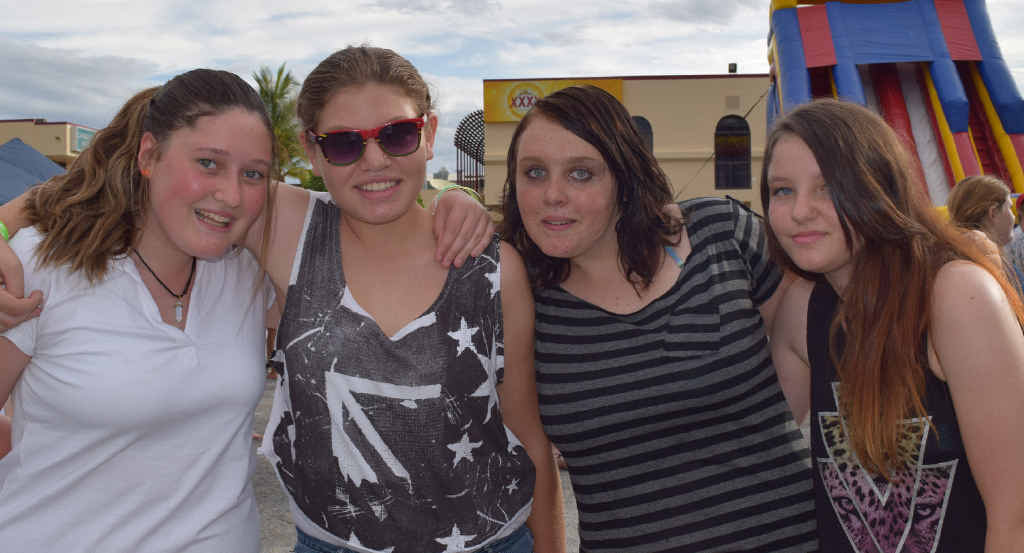 Zoe Roberts, Tahlia Parter, Shyanne Morrell and Vanessa Maudl at the End of Summer Days Music Festival. Zoe Roberts, Tahlia Parter, Shyanne Morrell and Vanessa Maudl at the End of Summer Days Music Festival.