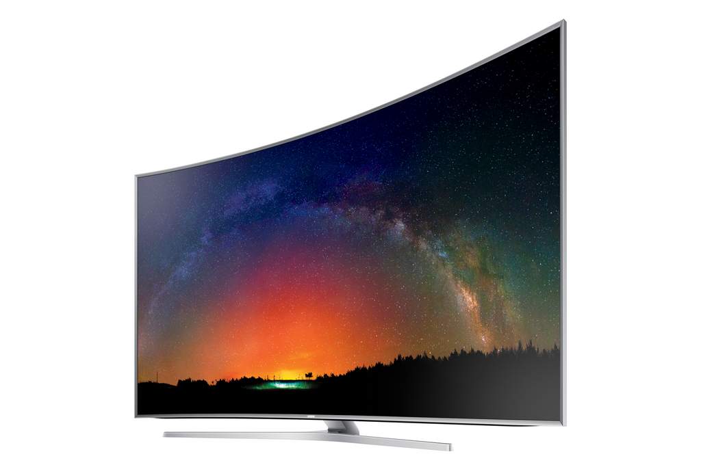 Samsung's Series 9 JS9500 SUHD television. Samsung's Series 9 JS9500 SUHD television.