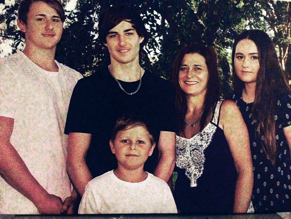 The family of Jackson Byrnes, from left, Maton Byrnes, Jackson Byrnes, Tyler Fardon,9, Rhonda Byrnes and Eden Byrnes. Photo Contributed The family of Jackson Byrnes, from left, Maton Byrnes, Jackson Byrnes, Tyler Fardon,9, Rhonda Byrnes and Eden Byrnes. Photo Contributed