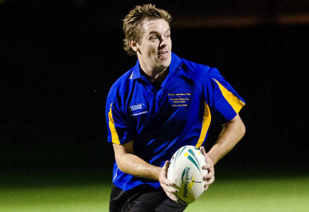 ON THE RUN: Patrick Horgan looks to dash for the try line. ON THE RUN: Patrick Horgan looks to dash for the try line.