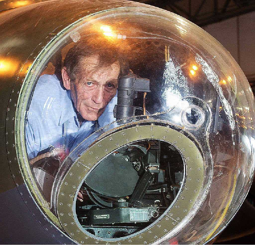 GOOD WORK: John Payne in the nose of the restored Canberra bomber that was refurbished by members of the 2 Squadron Association and is on display at the RAAF Amberley Aviation Heritage Centre. GOOD WORK: John Payne in the nose of the restored Canberra bomber that was refurbished by members of the 2 Squadron Association and is on display at the RAAF Amberley Aviation Heritage Centre.