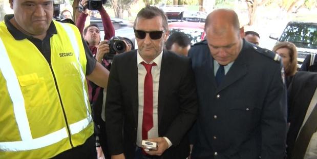 AC/DC drummer Phil Rudd arrives at court. AC/DC drummer Phil Rudd arrives at court.