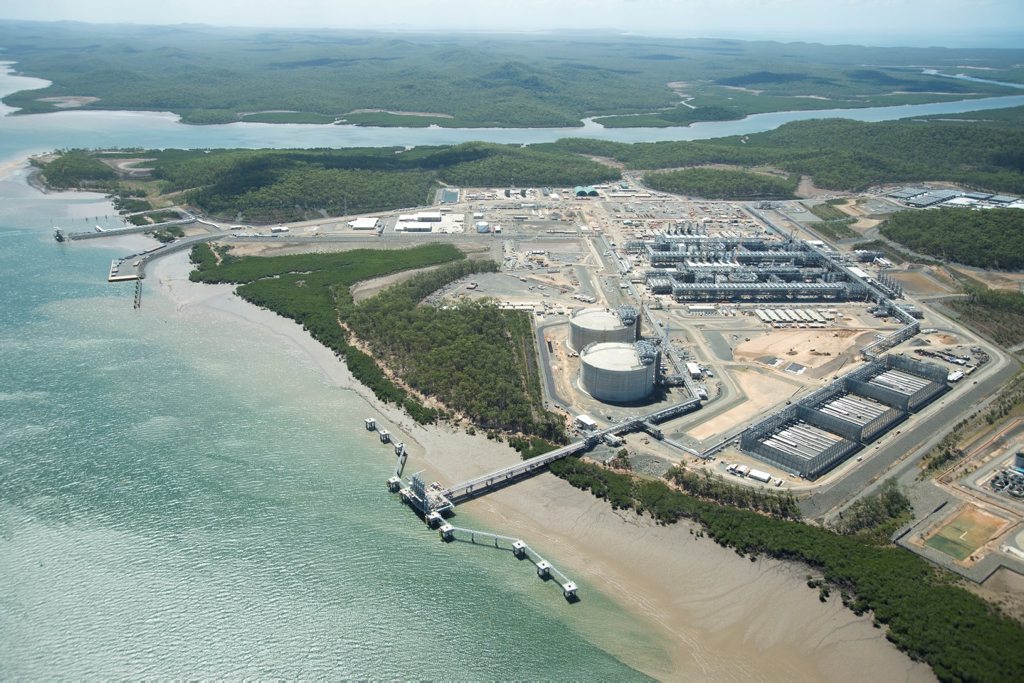 APLNG Curtis Island LNG Facility March 2015. APLNG Curtis Island LNG Facility March 2015.