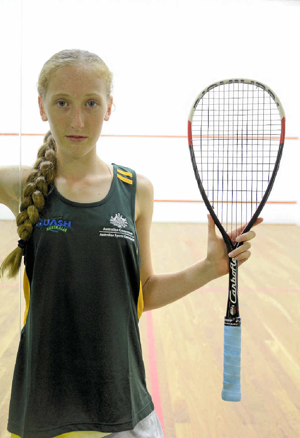 WELL PLAYED: Squash champion Laura Moloney will be jet-setting to New Zealand to represent her country in the Oceania Championships. PHOTO: MATTHEW ELKERTON WELL PLAYED: Squash champion Laura Moloney will be jet-setting to New Zealand to represent her country in the Oceania Championships. PHOTO: MATTHEW ELKERTON