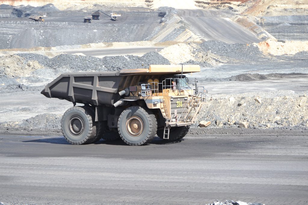 A coal truck at New Hope Group's Acland coal mine. Photo Jim Campbell / Chinchilla News A coal truck at New Hope Group's Acland coal mine. Photo Jim Campbell / Chinchilla News