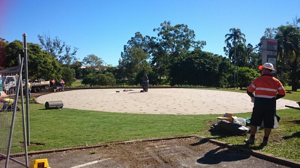 The statue of Duncan Chapman is in place, but under wraps, in Maryborough's Queens Park ready to be unveiled on Friday morning. The statue of Duncan Chapman is in place, but under wraps, in Maryborough's Queens Park ready to be unveiled on Friday morning.