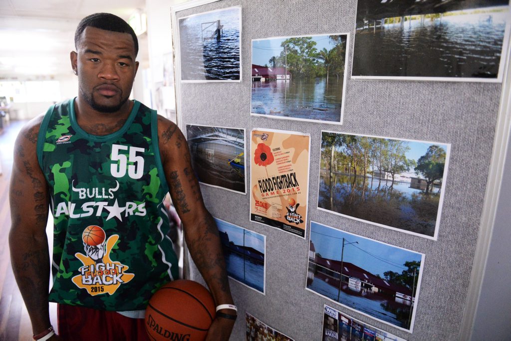 Bundaberg Bulls player Willie Shackleford says it's a privilege to play in the Flood Fightback game. Bundaberg Bulls player Willie Shackleford says it's a privilege to play in the Flood Fightback game.