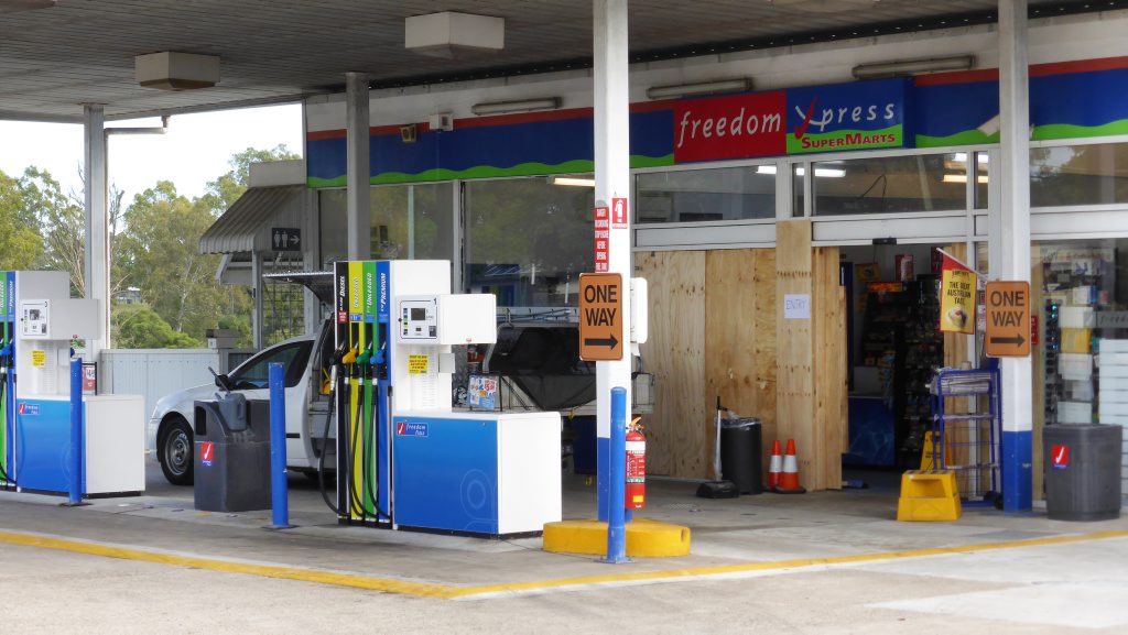The Freedom Express on Brisbane Terrace in Goodna was broken into for a second time at 2am on Friday. Photo: Andrew Korner / The Queensland Times The Freedom Express on Brisbane Terrace in Goodna was broken into for a second time at 2am on Friday. Photo: Andrew Korner / The Queensland Times