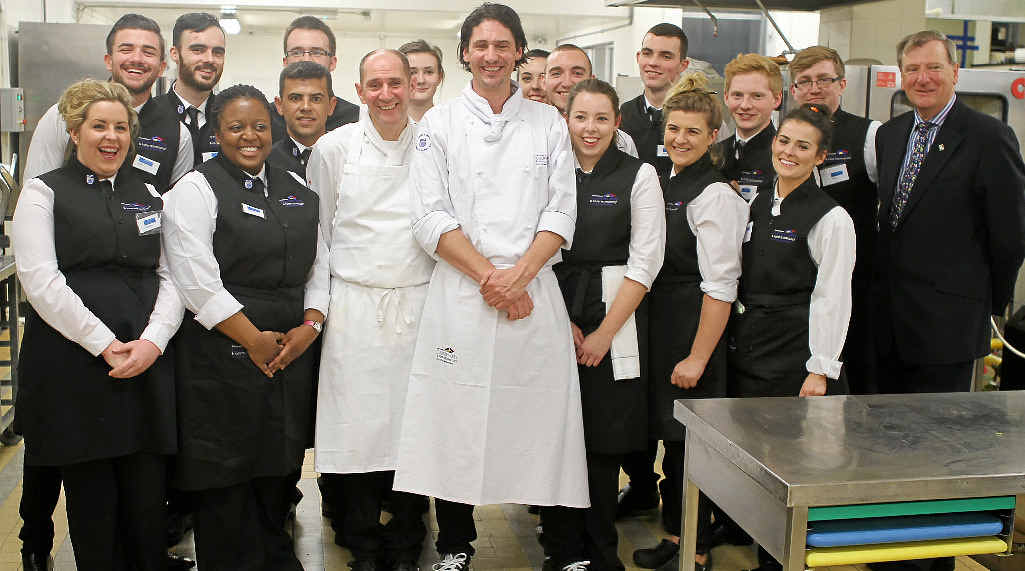 Chef and My Kitchen Rules judge Colin Fassnidge at the Dublin Institute of Technology in a scene from the TV series My Ireland With Colin. Chef and My Kitchen Rules judge Colin Fassnidge at the Dublin Institute of Technology in a scene from the TV series My Ireland With Colin.