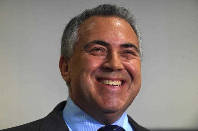 Australian Treasurer Joe Hockey at the launch of the National Prevalence Survey of Age Discrimination in the Workplace report in Sydney, Wednesday, April 23, 2015. Australian Treasurer Joe Hockey at the launch of the National Prevalence Survey of Age Discrimination in the Workplace report in Sydney, Wednesday, April 23, 2015.