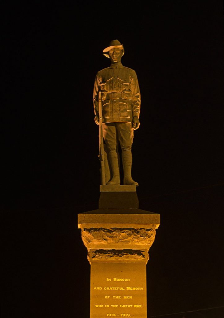 As it stood for almost 100 years prior to tonight. Photo: Cathi Duck As it stood for almost 100 years prior to tonight. Photo: Cathi Duck