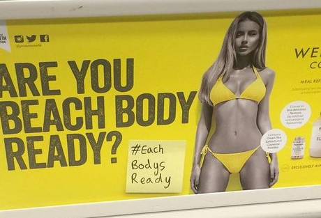The beach body ads have sparked a big backlash in the UK. The beach body ads have sparked a big backlash in the UK.