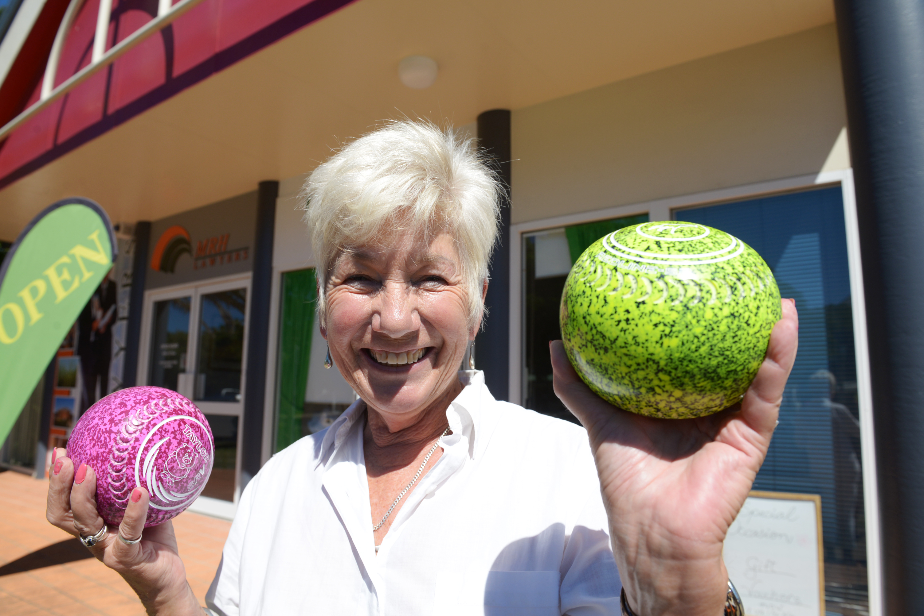 NEW SHOP: Maxine Shauffer has opened a new shop in Bargara called The Bowls Shop.
Photo: Max Fleet / NewsMail NEW SHOP: Maxine Shauffer has opened a new shop in Bargara called The Bowls Shop.
Photo: Max Fleet / NewsMail