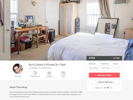 Kurt Cobain's former LA apartment doesn't get many visitors, according to its owner. Kurt Cobain's former LA apartment doesn't get many visitors, according to its owner.