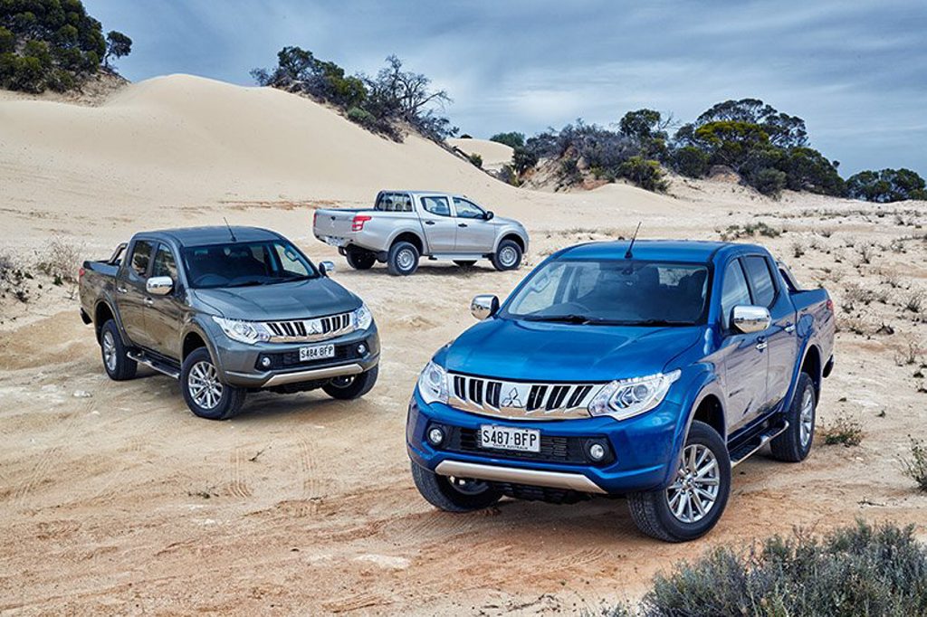 The MY16 Mitsubishi Triton range. The MY16 Mitsubishi Triton range.