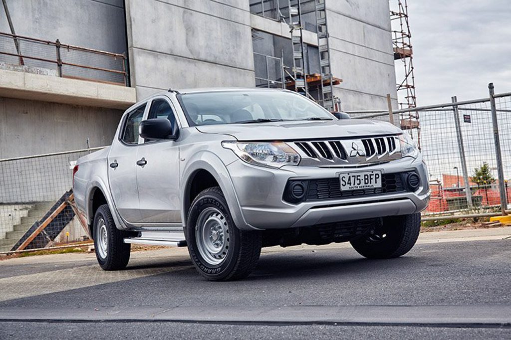 The Mitsubishi Triton GLX. The Mitsubishi Triton GLX.
