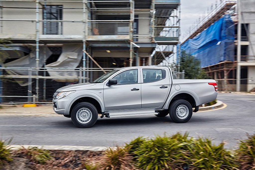 The Mitsubishi Triton GLX. The Mitsubishi Triton GLX.