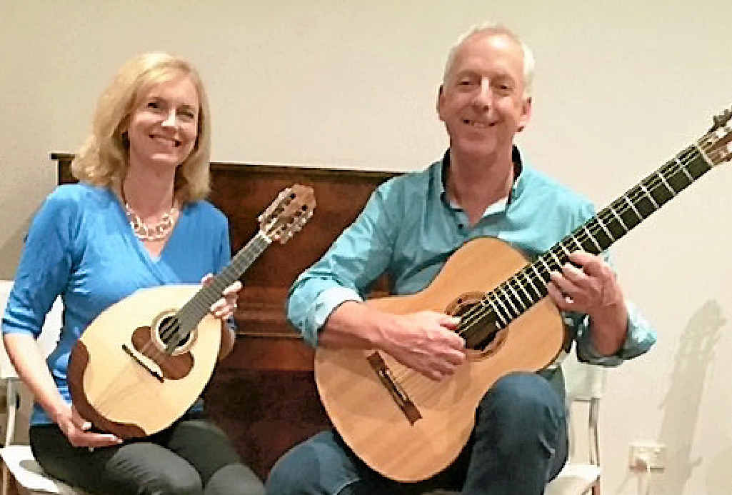 MANDOLIN CONCERT. Fiona Horbach and Werner Ruecker and (below) Jo Tempelman.