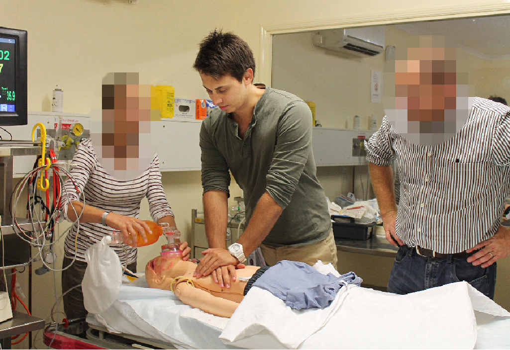 Dr Tareq Kamleh undergoing training at Mackay Base Hospital Dr Tareq Kamleh undergoing training at Mackay Base Hospital