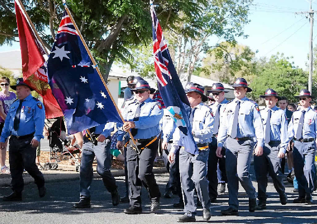 Members of the Blackwater fire station. Members of the Blackwater fire station.