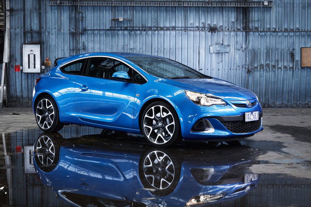 The Holden Astra VXR. The Holden Astra VXR.