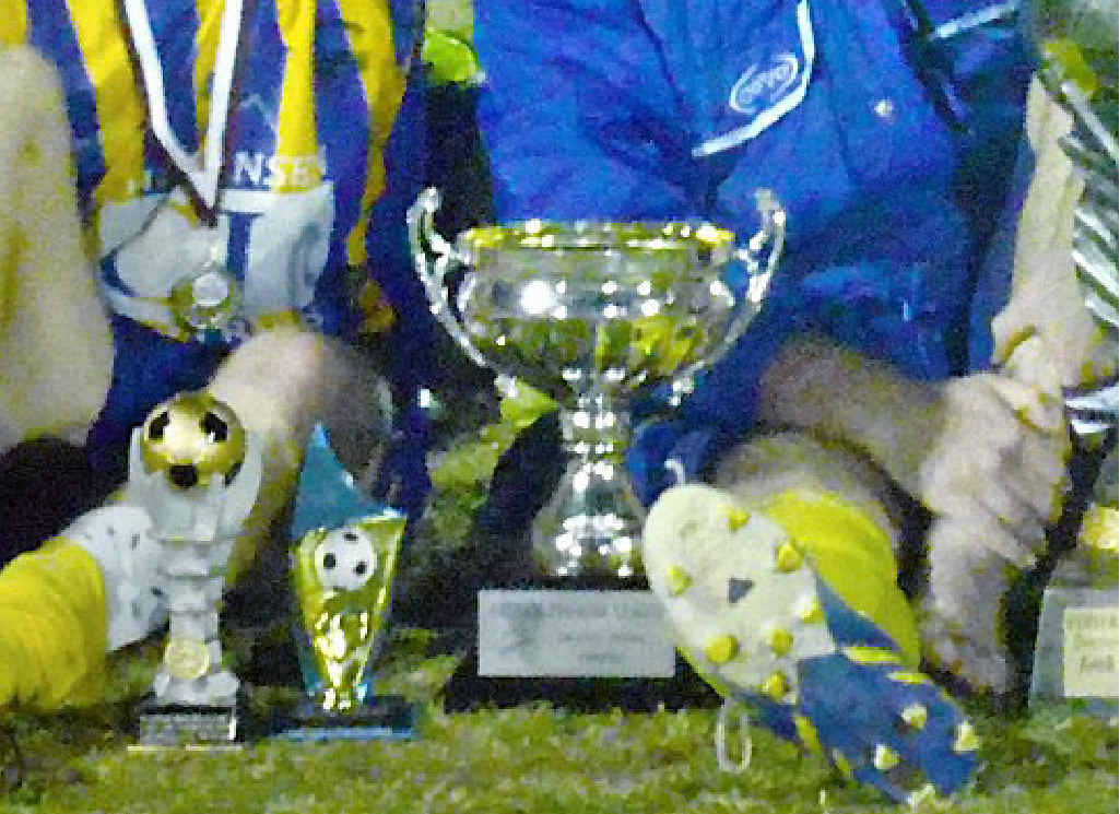 DISAPPEARED: A spare trophy had to be used for last year’s presentation of the NewsMail Cup, with the original still missing. DISAPPEARED: A spare trophy had to be used for last year’s presentation of the NewsMail Cup, with the original still missing.