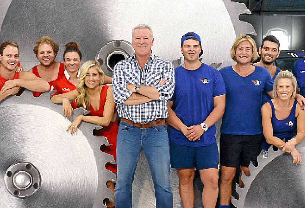 Renovation Rumble contestants with host Scott Cam. Renovation Rumble contestants with host Scott Cam.