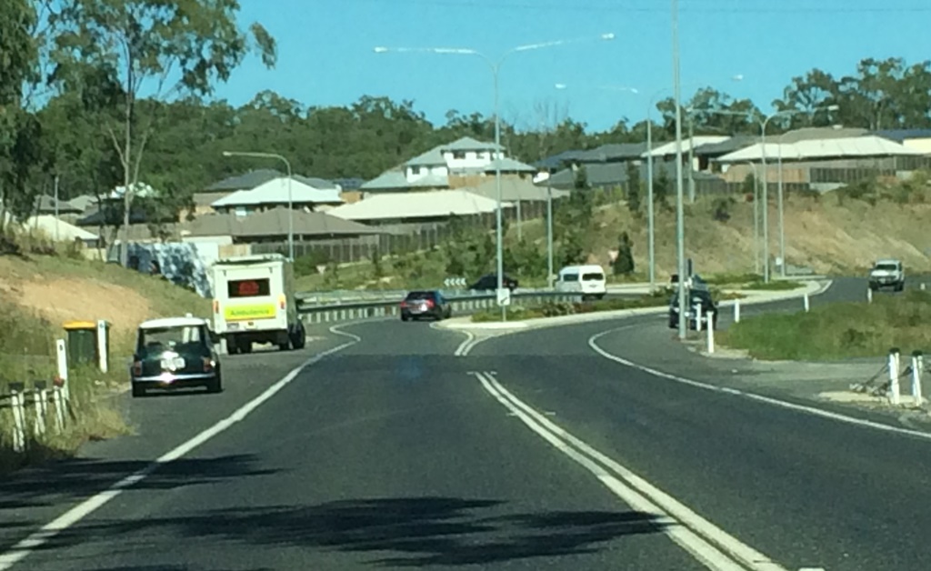 Two people were taken to hospital after a crash at Riverstone Rise this morning. Two people were taken to hospital after a crash at Riverstone Rise this morning.