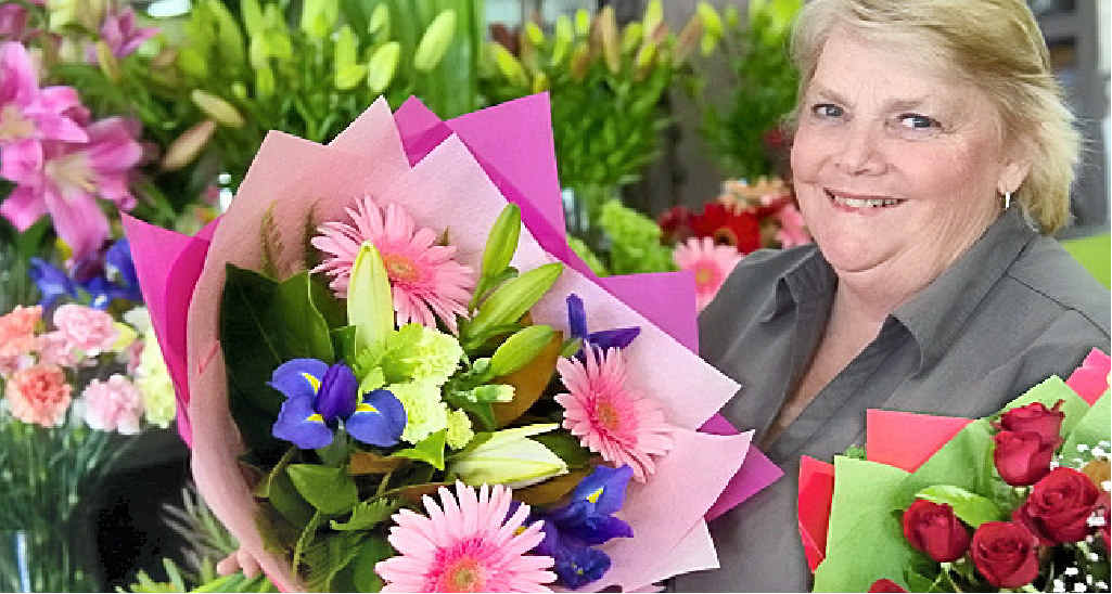 MILESTONE: Park Avenue florist Robyn Baldwin ready for 50 years of Mother’s Day flowers. MILESTONE: Park Avenue florist Robyn Baldwin ready for 50 years of Mother’s Day flowers.