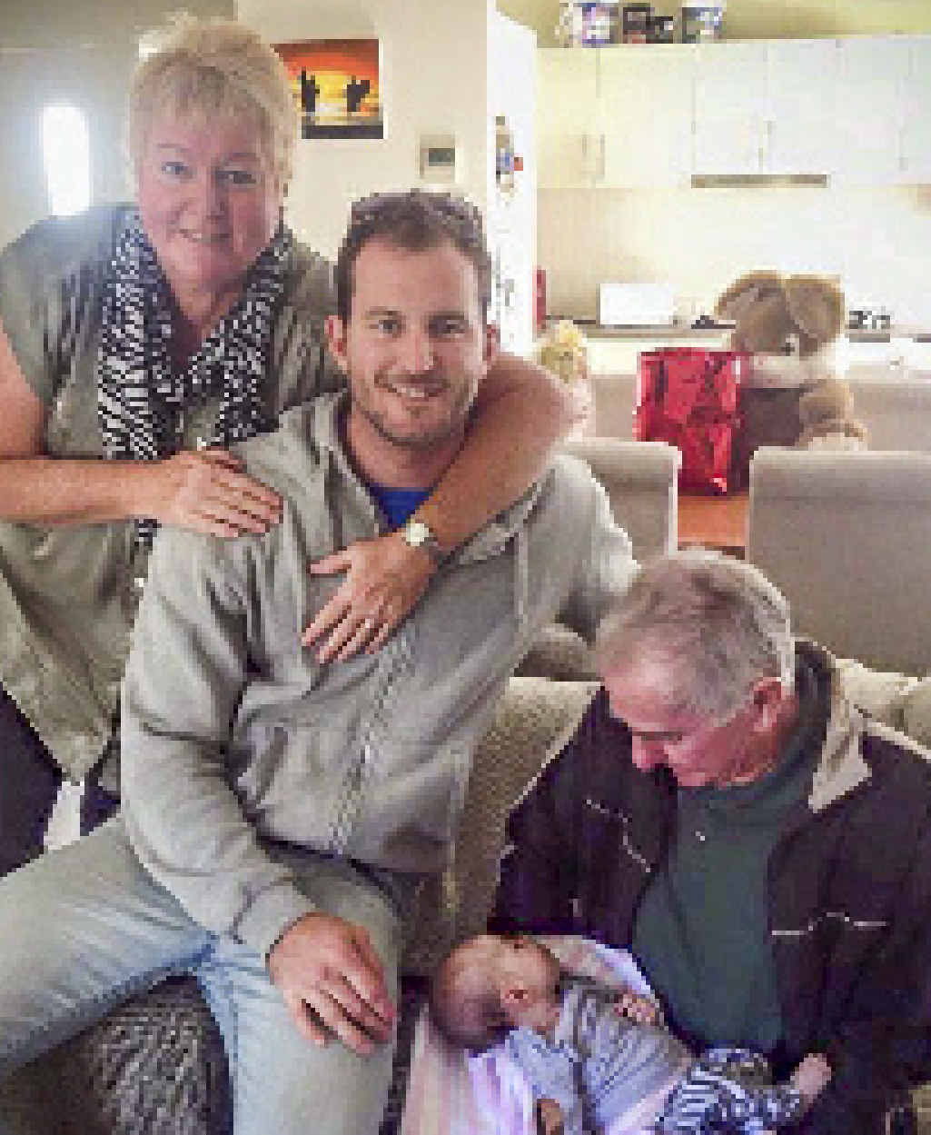 HAPPIER TIMES: Four generations of the Edwards family, including Eli (centre) and his missing mum Sharon. HAPPIER TIMES: Four generations of the Edwards family, including Eli (centre) and his missing mum Sharon.