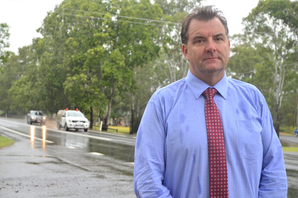 Burnett MP Stephen Bennett announces millions of dollars worth of road upgrades for the Bruce Highway at Apple Tree Creek late last year. Burnett MP Stephen Bennett announces millions of dollars worth of road upgrades for the Bruce Highway at Apple Tree Creek late last year.