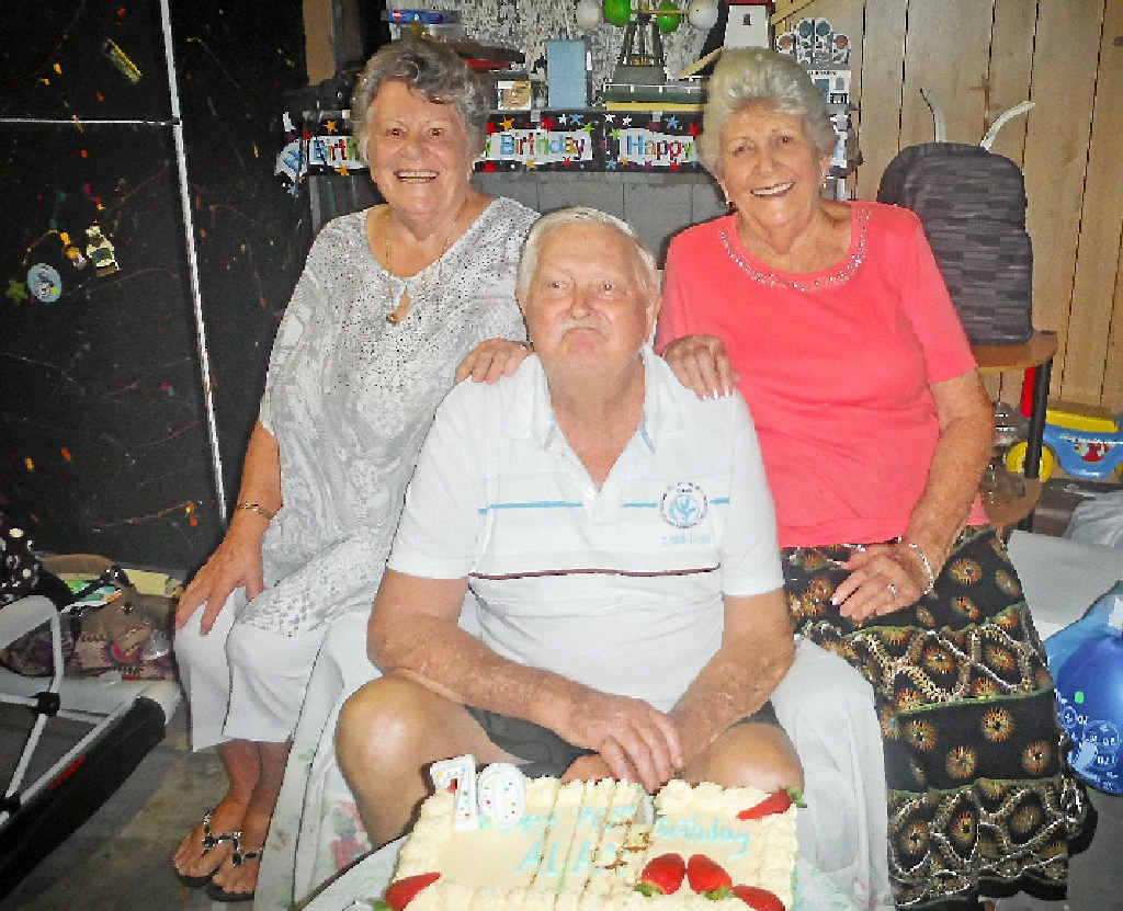 MILESTONE: Al Hansell’s sisters Ruth Li and Barbara Moreton were delighted they could join their brother for his 70th birthday which was on April 21. MILESTONE: Al Hansell’s sisters Ruth Li and Barbara Moreton were delighted they could join their brother for his 70th birthday which was on April 21.