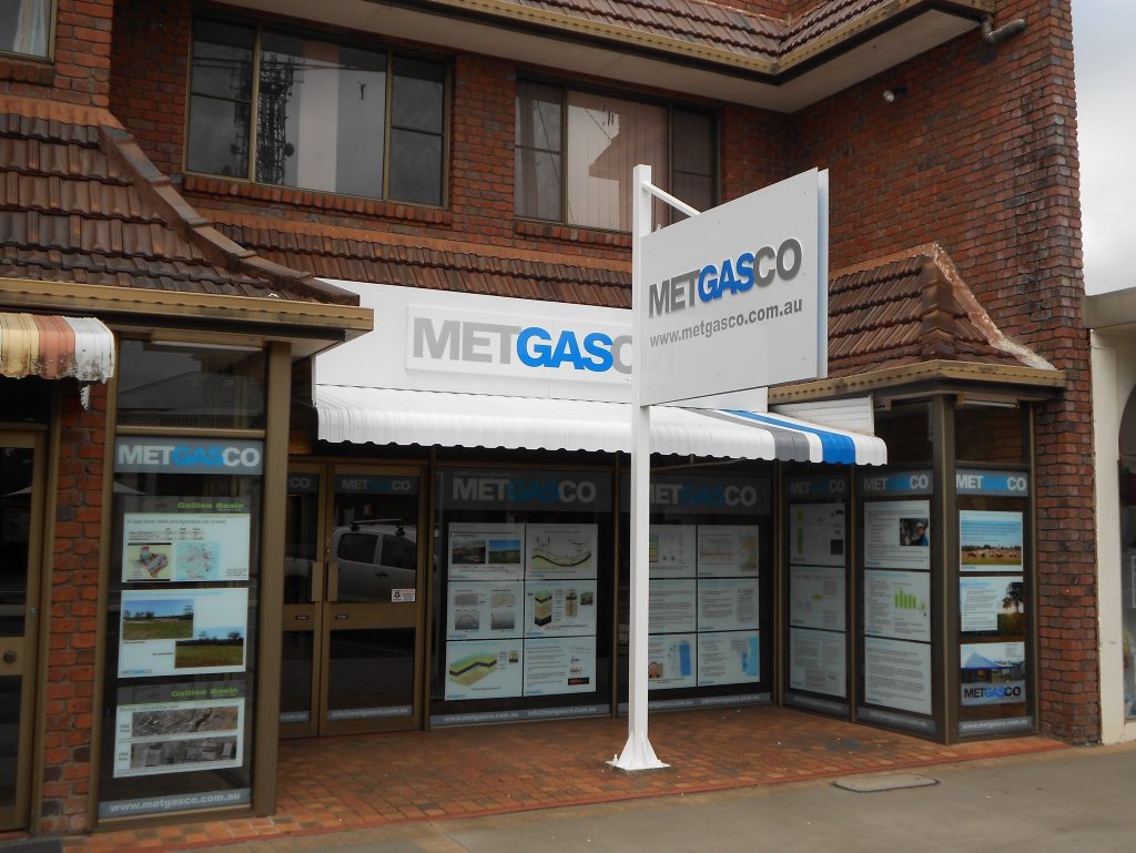 IGNITING CONTROVERSY: Metgasco's new shopfront on Barker St Casino. It's set to be IGNITING CONTROVERSY: Metgasco's new shopfront on Barker St Casino. It's set to be