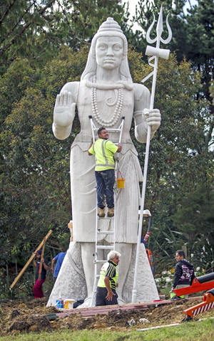 Chand has invited more than 200 guests - including the Watts - to celebrate the completion of the statue. Chand has invited more than 200 guests - including the Watts - to celebrate the completion of the statue.