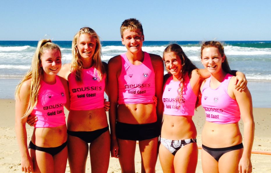 Sawtell surf life savers (from left) Tahlia Kollen, Sophie McConnachie, Ky Kinsela, Emily Girard and Mette Klinkers volunteered their time to keep beachgoers safe. Sawtell surf life savers (from left) Tahlia Kollen, Sophie McConnachie, Ky Kinsela, Emily Girard and Mette Klinkers volunteered their time to keep beachgoers safe.