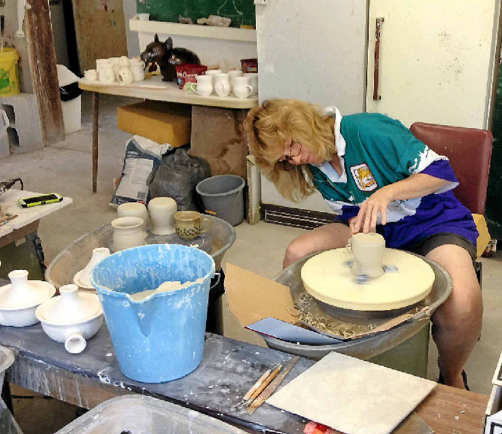 SECOND HOME: For Jude Kennedy, the Potters Place on Dawson Road is her special place. SECOND HOME: For Jude Kennedy, the Potters Place on Dawson Road is her special place.