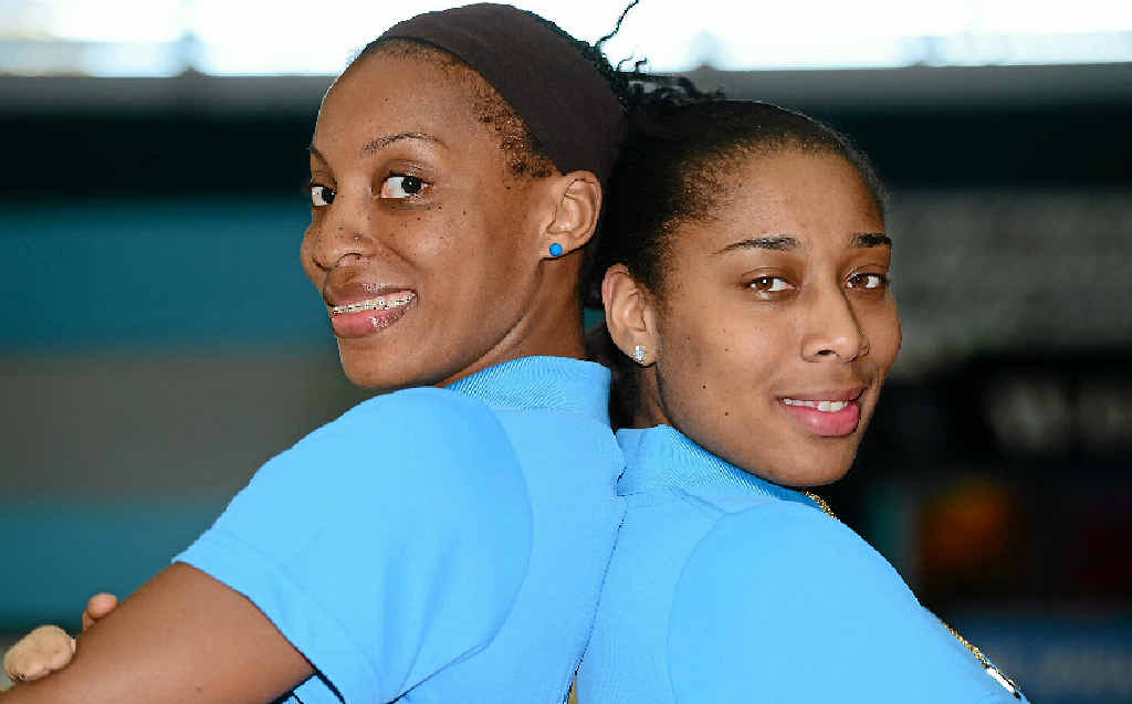 GOT ’YA BACK: Syracuse University and now Cyclones’ teammates Nicole Michael and Chandrea Jones have arrived from America and are ready to help their team win their first title. GOT ’YA BACK: Syracuse University and now Cyclones’ teammates Nicole Michael and Chandrea Jones have arrived from America and are ready to help their team win their first title.